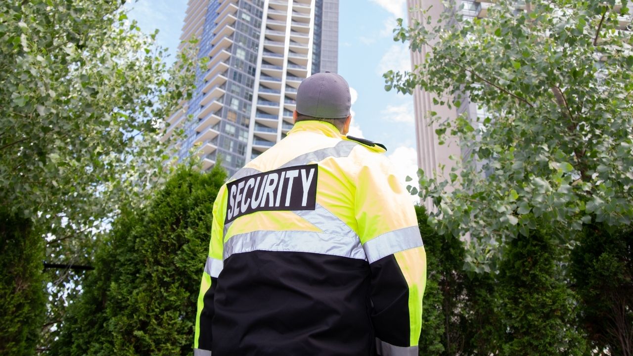 Security guarding at commercial site